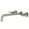 Kingston Brass KS8058DL Wall Mount Tub Faucet, Brushed Nickel KS8058DL - alternate 1